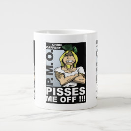 Pisses Me Off Jumbo Mug - 1つのイメージ ジャンボコーヒーマグカップ
