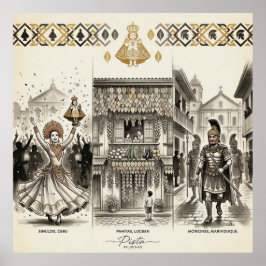 Pista — Sinulog · Pahiyas · Moriones ポスター