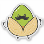 「piSTACHio」 シール (正面)