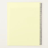 Pistachio & Cream Formal Simple Day Wedding プランナー手帳 (裏面)