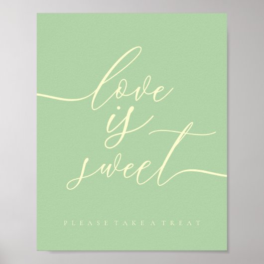 Pistachio & Cream Love is Sweet Take Treat Dessert ポスター (正面)