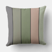 Pistachio Nut Shell Green Peach Purple Stripes  アウトドアクッション (裏面)