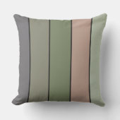 Pistachio Nut Shell Green Peach Purple Stripes  アウトドアクッション (正面)