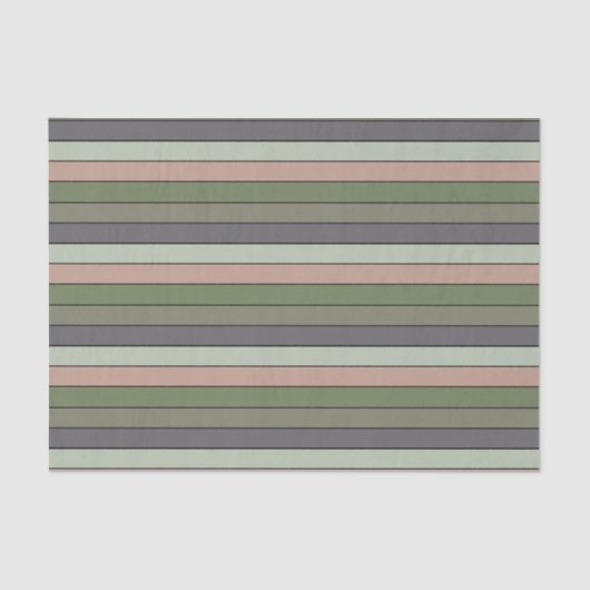 Pistachio Nut Shell Green Peach Purple Stripes  薄葉紙 (正面)