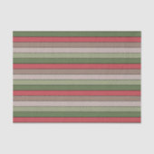 Pistachio Nut Shell Green Red Brown Stripes  薄葉紙 (正面)