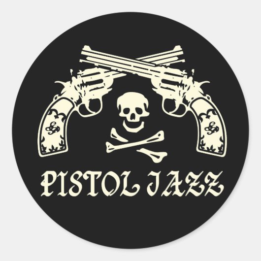 PISTOL JAZZ ステッカー (正面)