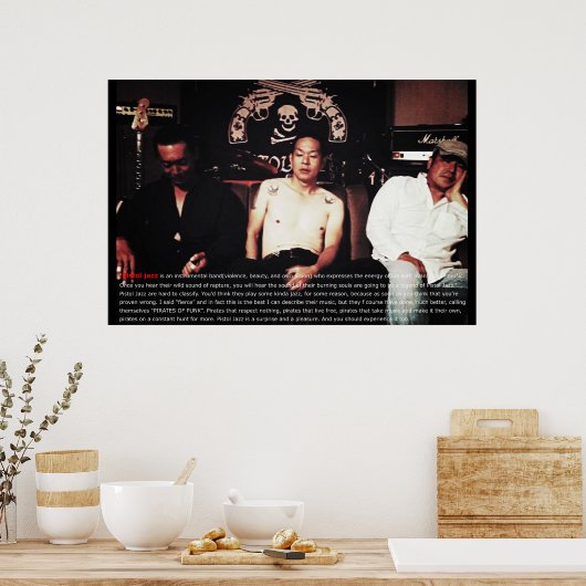 PISTOL JAZZ　ポスター（大） ポスター (キッチン)