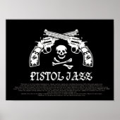 PISTOL JAZZ LOGO ポスター (正面)