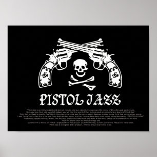 PISTOL JAZZ LOGO ポスター