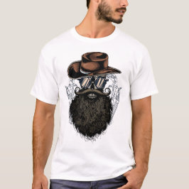 pistolet_revolver_flingue_six_coup_6_tete_de_mort_ tシャツ