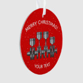 Piston Crankshaft -Turbocharger オーナメント (正面)