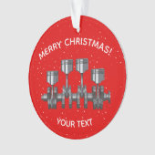 Piston Crankshaft -Turbocharger オーナメント (正面)