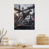 Piston Kangaroo Leap ポスター (キッチン)