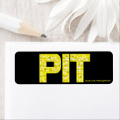 PITタイル差出人住所スタンプ ラベル (インサイチュ)