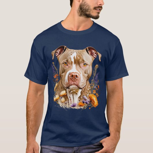 Pit Bull 01 Tシャツ (正面)