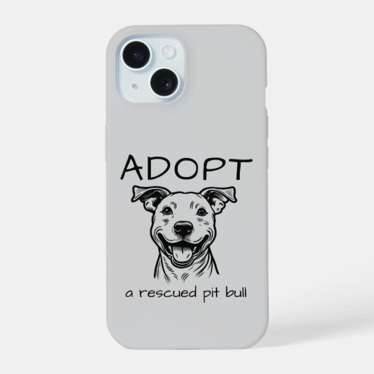 Pit Bull Advocacy電話ケース iPhone 15ケース (裏面)