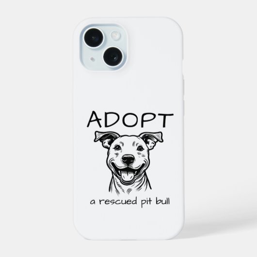 Pit Bull Advocacy – 電話ケース iPhone 15ケース (裏面)