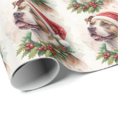 Pit Bull Christmas Wrapping Paper ラッピングペーパー (ロールコーナー)