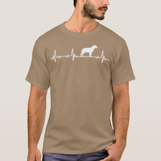 Pit Bull Dog Heartbeat Dogs Lovers Men Women Kids Tシャツ
