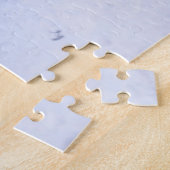 Pit Bull Dog in Snow sitting in Christmas Truck  ジグソーパズル (側面)