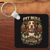 Pit Bull: Gentle Strength キーホルダー (正面)