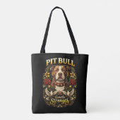 Pit Bull: Gentle Strength トートバッグ (裏面)