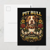 Pit Bull: Gentle Strength ポストカード (正面/裏面)