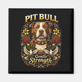 Pit Bull: Gentle Strength マグネット