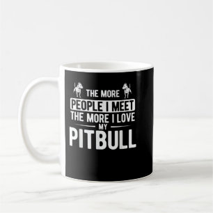 Pit Bull - I Love Mom Tattoo Mother's day gift T- コーヒーマグカップ