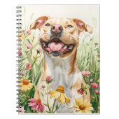 Pit Bull Journal – Dog Mom Notes ノートブック (正面)