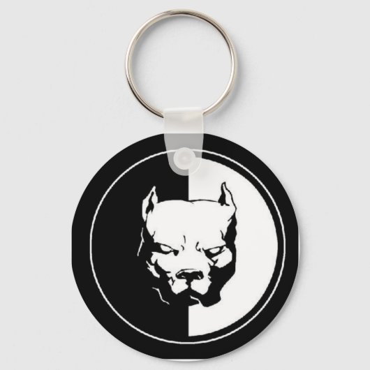 pit_bull_logo キーホルダー (正面)