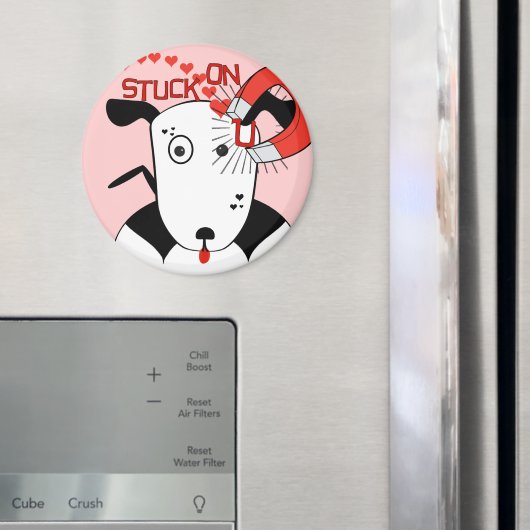 Pit Bull Love Petey the Bull Terrier... マグネット (インサイチュ (冷蔵庫))