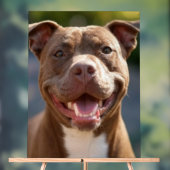 Pit Bull Photoを追加カスタマイズ アクリルサイン (ニュートラル)