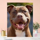 Pit Bull Photoを追加カスタマイズ アクリルサイン (ウェディング)