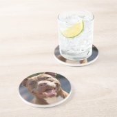 Pit Bull Photoを追加カスタマイズ コースター (側面)