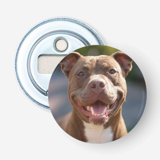 Pit Bull Photoを追加カスタマイズ 栓抜き (正面)