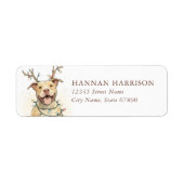 Pit Bull Return Address Labels ラベル (正面)