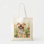 Pit Bull Tote Bag – Dog Lover Gift トートバッグ (正面)
