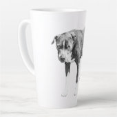 Pit Bull Winter Morning Mug カフェラテマグ (左アングル)
