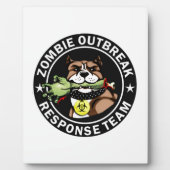 Pit Bull Zombie Outbreak Response Teamのロゴ フォトプラーク (正面)