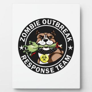 Pit Bull Zombie Outbreak Response Teamのロゴ フォトプラーク