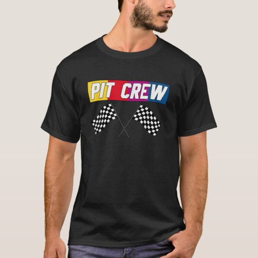 PIT CREW レースカー パーティー ホスト Tシャツ (正面)