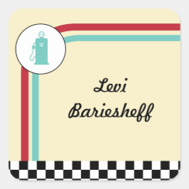 Pit Lane 3"ラベル スクエアシール