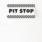 Pit Stop Party Welcome Banner | Racing Birthday  横断幕 (インサイチュ)