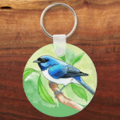 Pitangueira e Saí-andorinha (Tersina viridis) キーホルダー (裏面)
