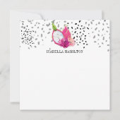 Pitaya結婚文房具ノートカード ノートカード (正面)