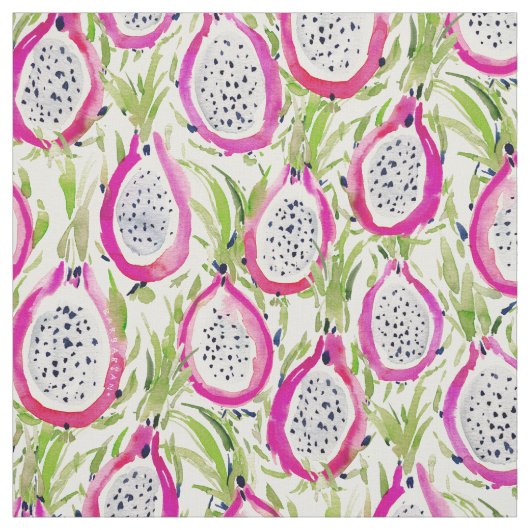PITAYA FIYA Dragon Fruit Fabric ファブリック (見本)