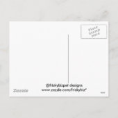 Pitbillテリアのサンタの助手 シーズンポストカード (裏面)