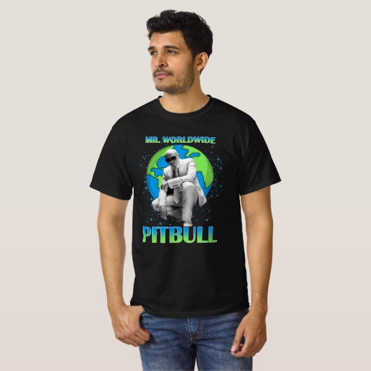 Pitbul Mr.Worldwide Tシャツ (正面フル)