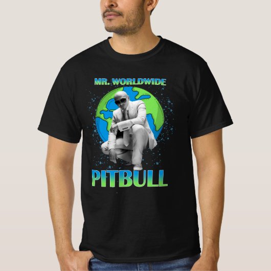 Pitbul Mr.Worldwide Tシャツ (正面)